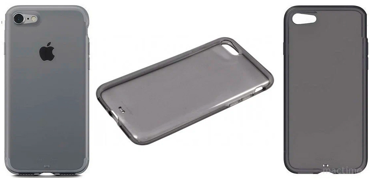 Как выглядит Чехол AndMesh для iPhone 7/8/SE 2020 Plain case черный